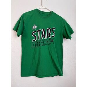 Dallas Stars Hockey T-Shirt Mens Green Short Sleeve Graphic Tee NHL Fan‎ Gear